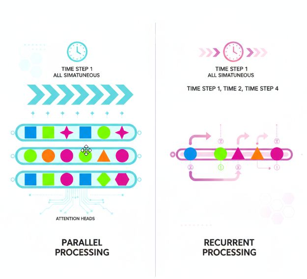 Параллельная обработка вместо рекуррентной схемы